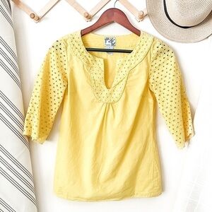 Anthropologie Tabitha Singing Bells Eyelet Blouse